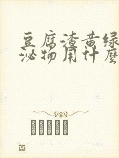 豆腐渣黄绿色分泌物用什么药