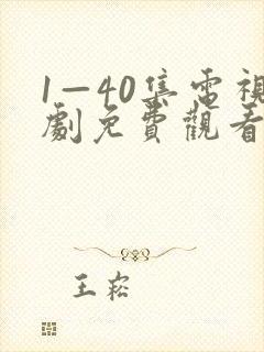 1—40集电视剧免费观看29集