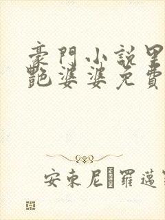 豪门小说里的美艳婆婆免费阅读