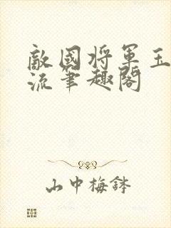 敌国将军玉不逐流笔趣阁封面