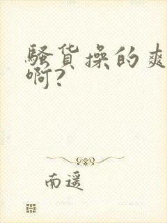 骚货操的爽不爽啊?