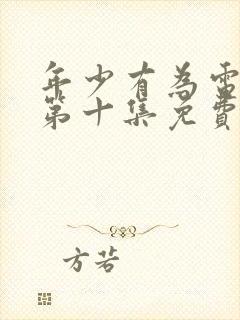 年少有为电视剧第十集免费观看封面