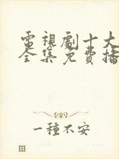 电视剧十大奇冤全集免费播放