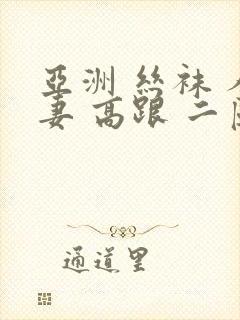 亚洲 丝袜 人妻 高跟 二区封面