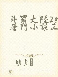 斗罗大陆2绝世唐门小说正版