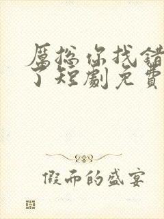 厉总你找错夫人了短剧免费在线观看