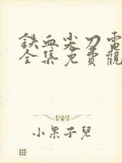 铁血尖刀电视剧全集免费观看高清