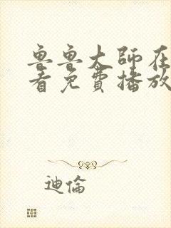 鲁鲁大师在线观看免费播放电视剧