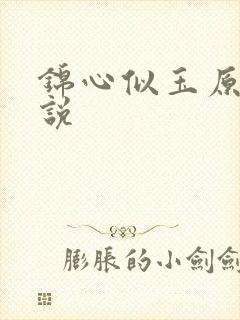 锦心似玉原著小说