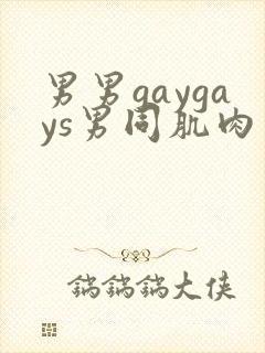 男男gaygays男同肌肉封面