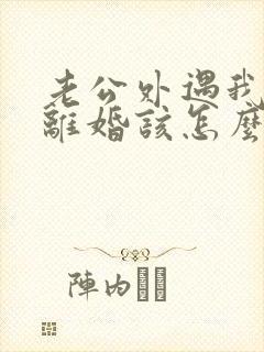 老公外遇我不想离婚该怎么做