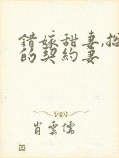 错嫁甜妻,总裁的契约妻