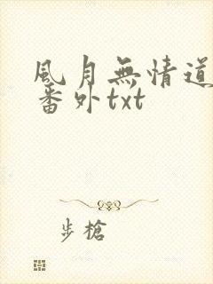 风月无情道全文番外txt