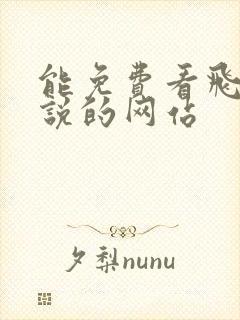 能免费看飞卢小说的网站