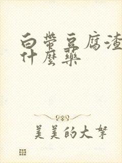 白带豆腐渣样吃什么药