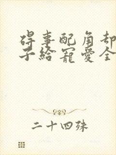 碍事配角却被王子给宠爱全集