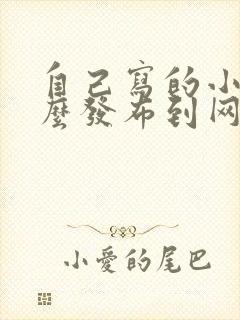 自己写的小说怎么发布到网上赚钱呢