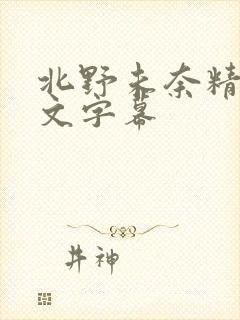 北野未奈精品中文字幕