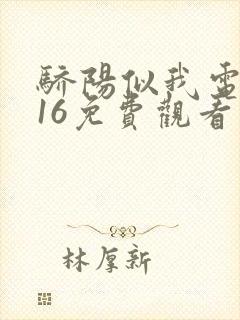 骄阳似我电视剧16免费观看完整版