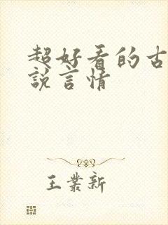 超好看的古代小说言情封面