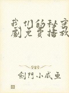 我们的秘密电视剧免费播放封面