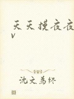 天天摸夜夜操av