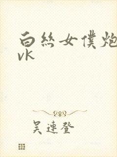 白丝女仆炮机丨vk