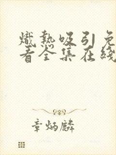 炽热吸引免费观看全集在线播放国语版封面