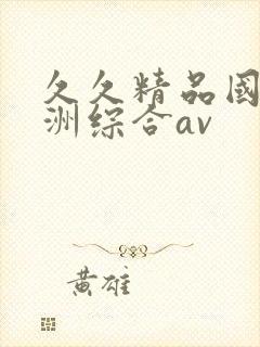 久久精品国产亚洲综合av