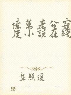 亿万老公宠妻无度小说在线阅读