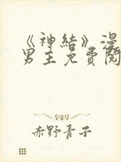 《神结》漫画双男主免费阅读封面