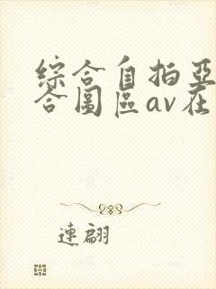 综合自拍亚洲综合图区av在线