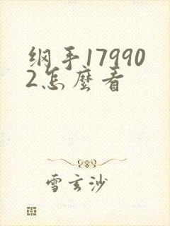 纲手179902怎么看