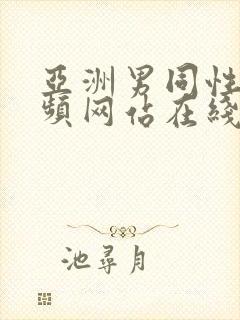 亚洲男同性恋视频网站在线看