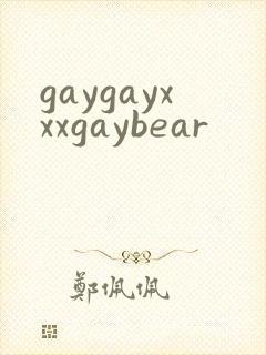 gaygayxxxgaybear封面
