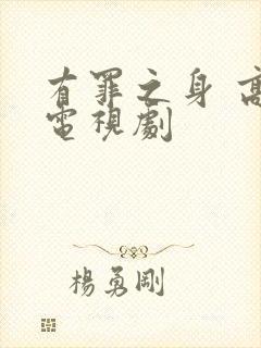 有罪之身 高清电视剧