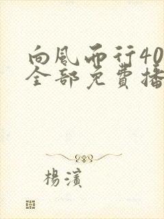 向风而行40集全部免费播放封面