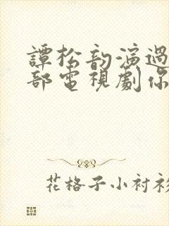 谭松韵演过的全部电视剧你比星光美丽