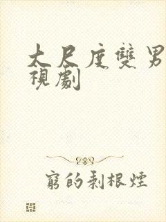 大尺度双男主电视剧