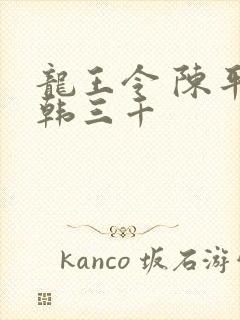 龙王令 陈平 韩三千