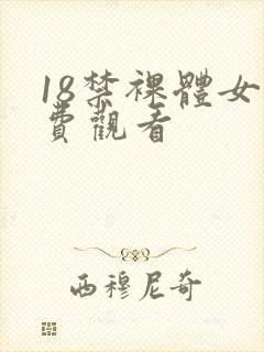 18禁裸体女免费观看封面