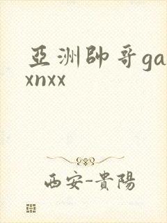亚洲帅哥gayxnxx