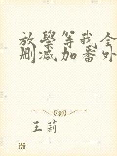 放学等我全文无删减加番外txt