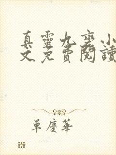 真灵九变小说全文免费阅读封面