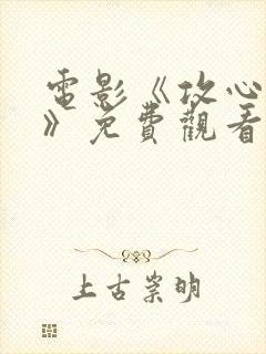 电影《攻心谍战》免费观看封面