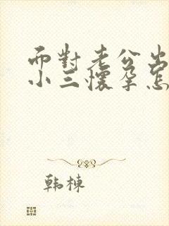 面对老公出轨 小三怀孕怎么办