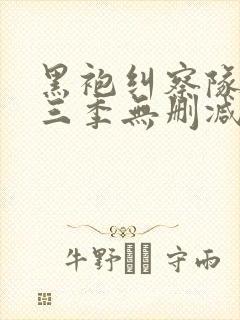 黑袍纠察队第一三季无删减高清封面