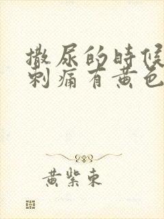 撒尿的时候尿道刺痛有黄色液体封面