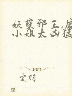 妖孽邪王,废材小姐太凶猛全本阅读封面