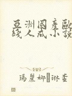 亚洲国产欧美在线人成小说